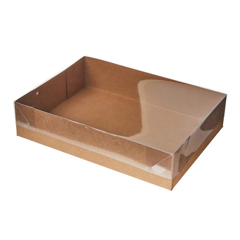 Caixa Base de Papel Tampa de Acetato 62B Kraft (25