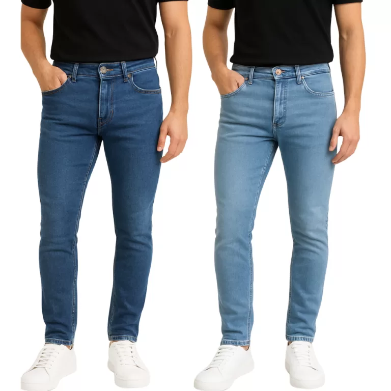 Kit 2 Calças Jeans Masculina Skinny Com Lycra