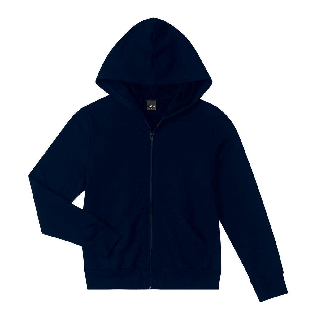 Jaqueta feminina moletom marinho