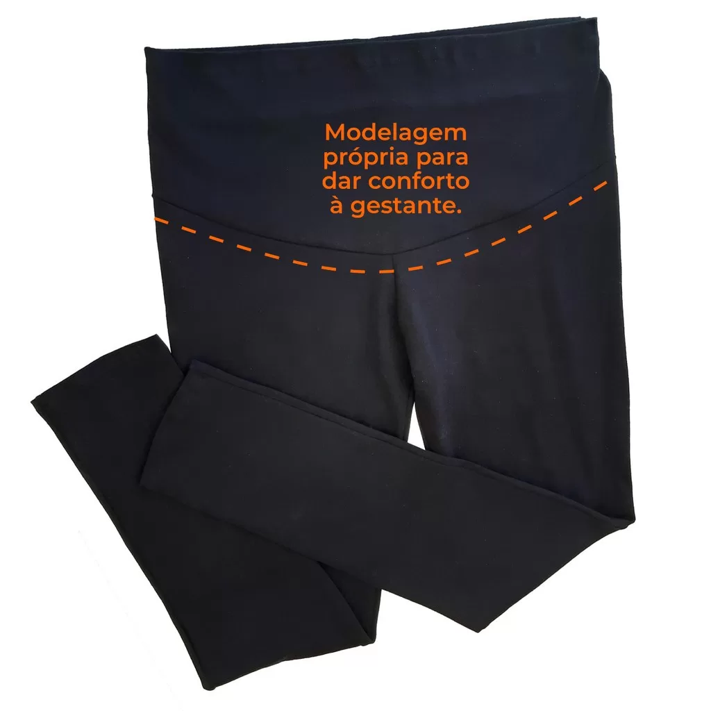 Calça Gestante Modela Durante a Gestação Expansiva