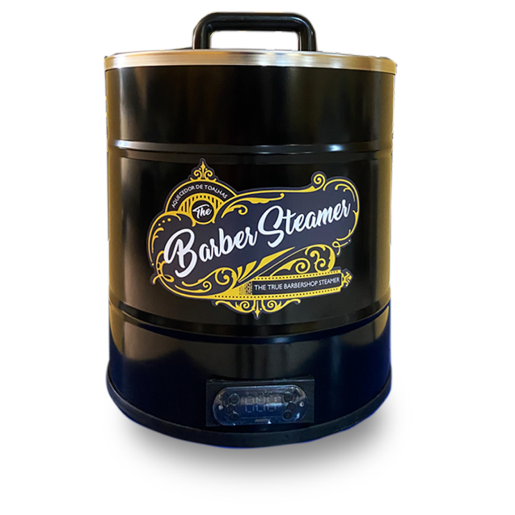 Aquecedor de Toalhas Premium – Barber Steamer de Mesa –  20 Toalhas