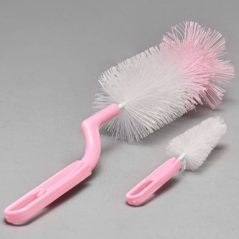 Escova para Mamadeira e Bico – Rosa – 