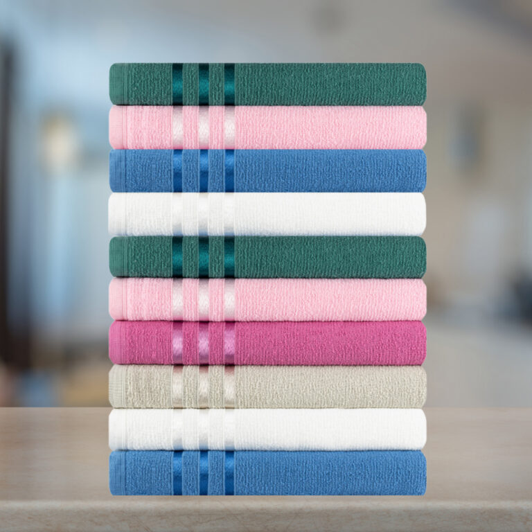 Kit 10 toalhas de Rosto Jade simples