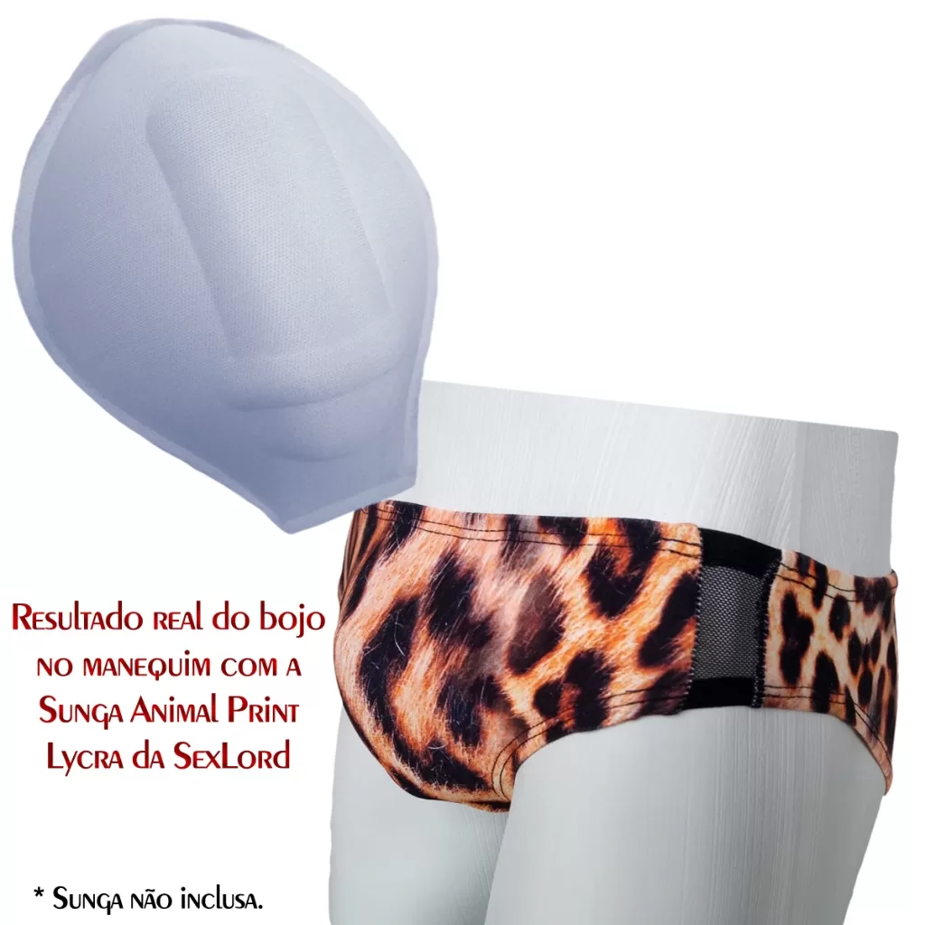 Bojo Masculino de Enchimento Frontal Aumenta Volume na Cueca e Sunga