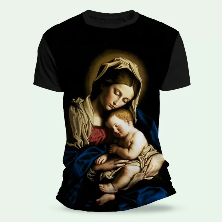 Camiseta Religiosa Católica – Mãe da Provi