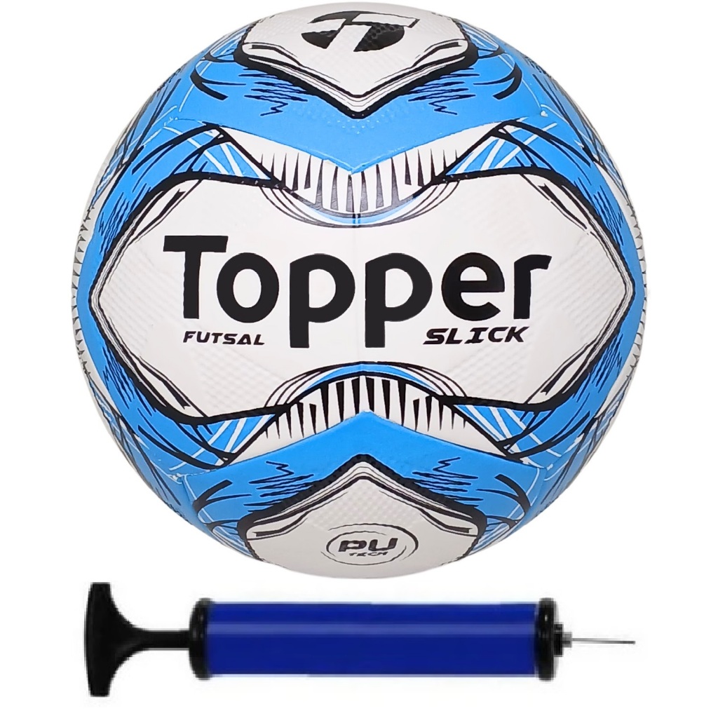 Bola Topper Futsal Futebol de salão Oficial Original + Bomba de ar
