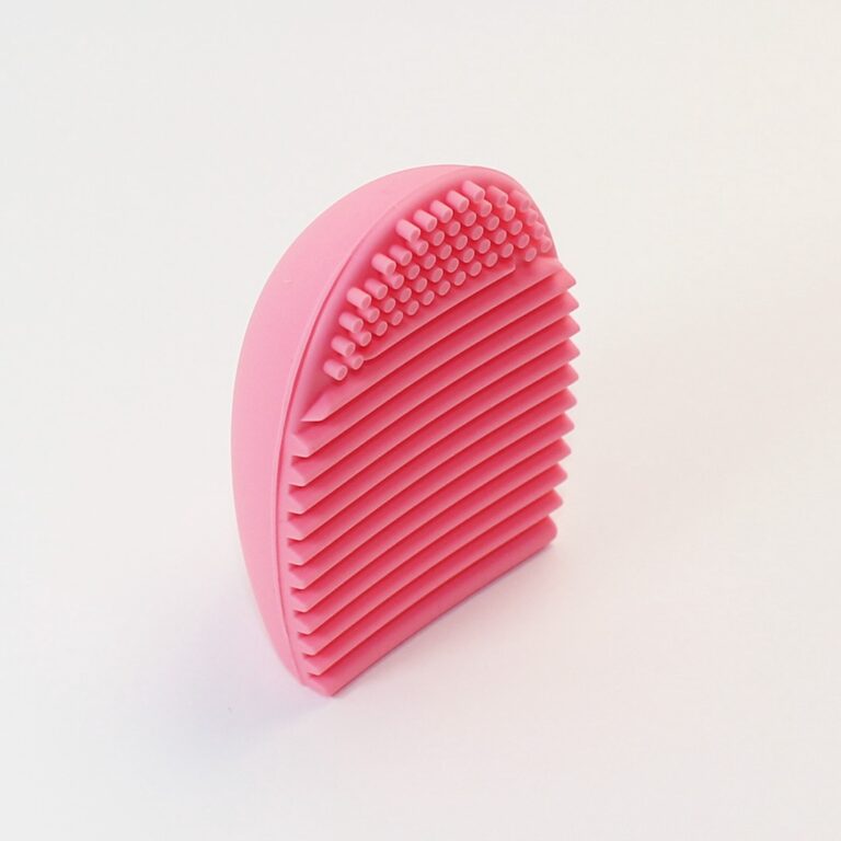 Limpador de Pincel em Silicone – rosa claro