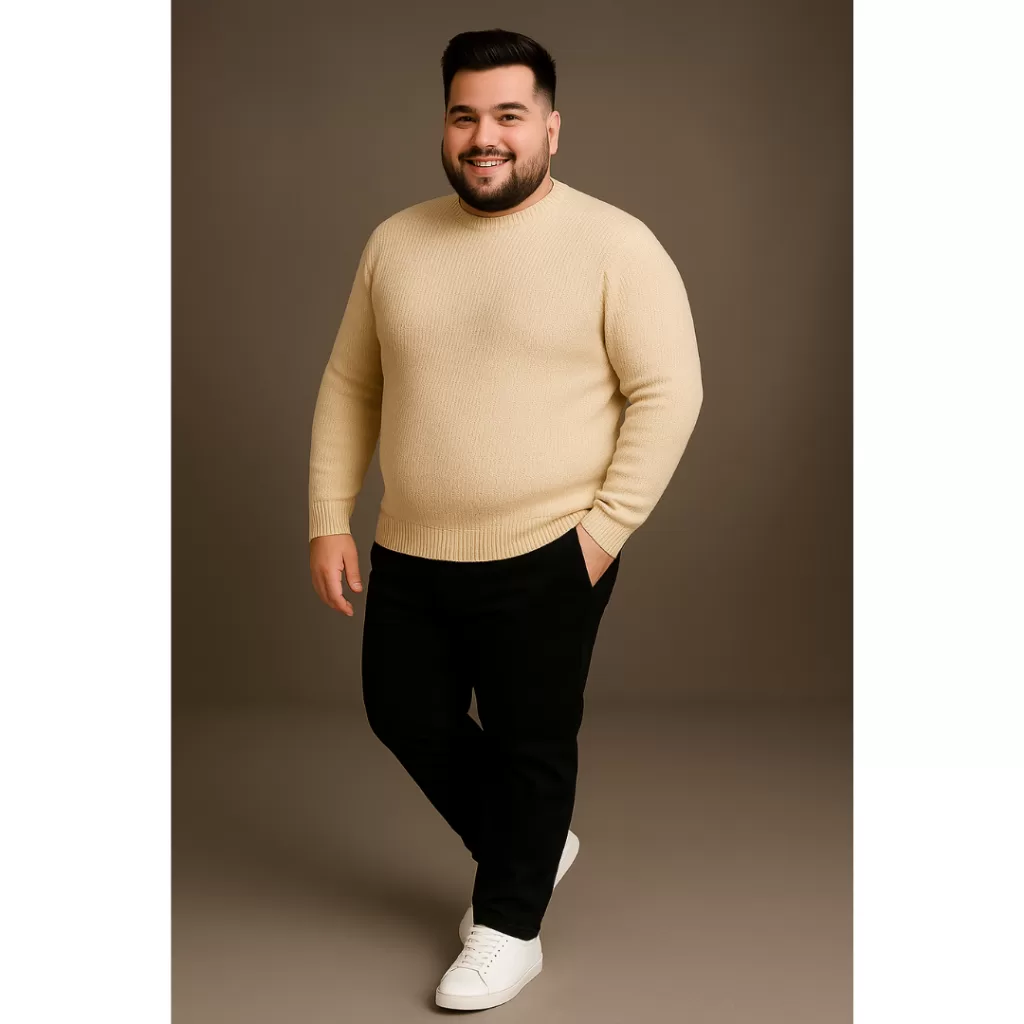 Sueter masculino Plus Size Blusa de frio G1 G2 G3