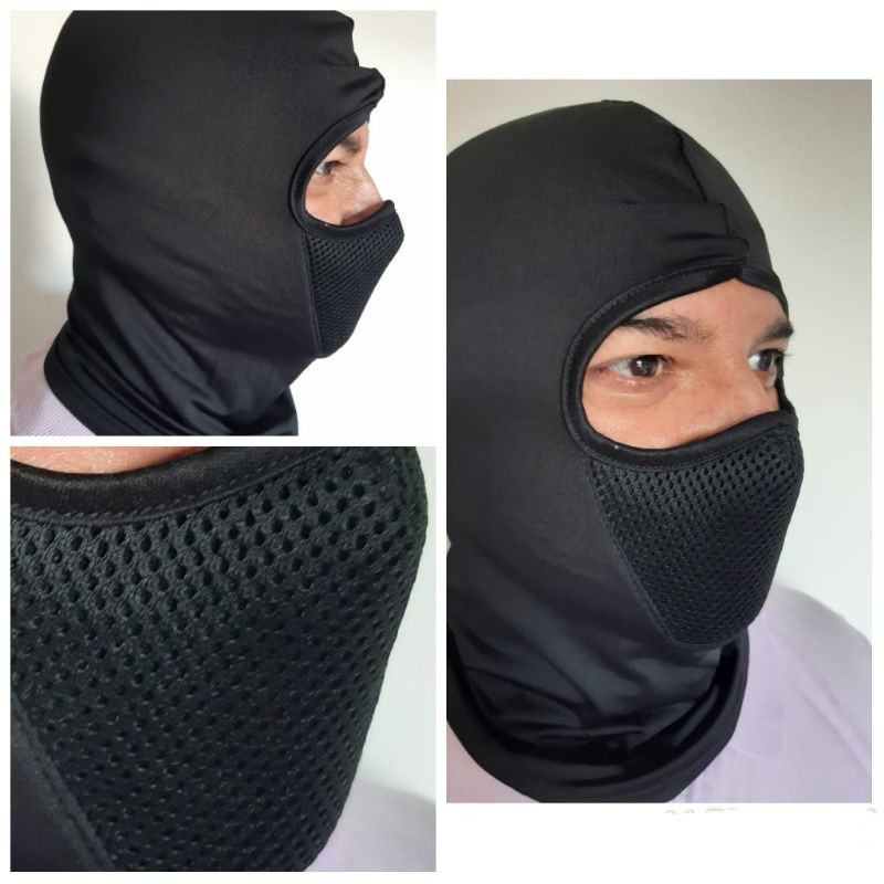 Touca Balaclava de Malha ( C/ Telinha para Respirar Motoqueiro ) 1 Furo