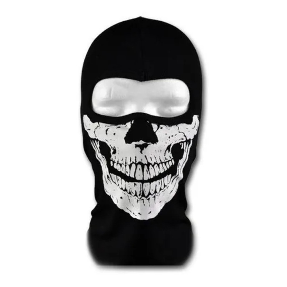 Touca Ninja Balaclava Capuz Caveira Moto Bike Paintball Frio