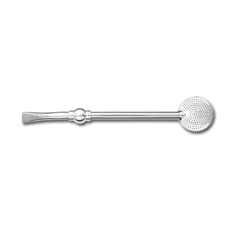 Bomba Para Chimarrão em Aço Inox tubo 10mm Desmo