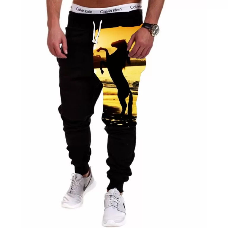 Calça Masculina de Moletom Estampada por Sublima