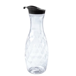 Garrafa Cristal 1200ml Plástica Transparente com 