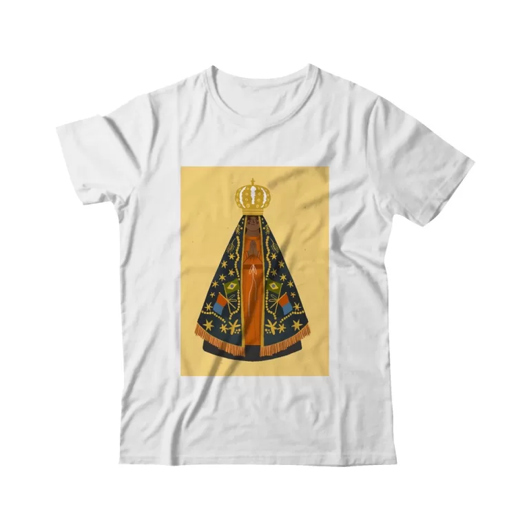 Camiseta T-Shirt Religiosa Imagem nossa Senhora Ap