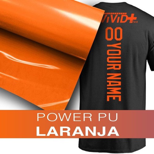 Termocolante Recorte Plotter Camiseta Laranja R