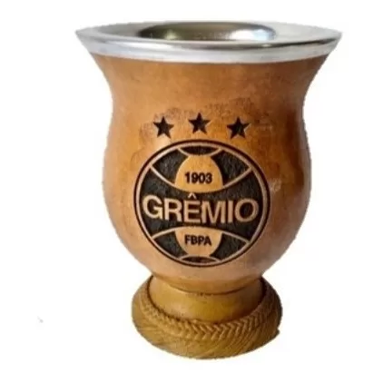 Grêmio Cuia Para Chimarrão Gravada A Laser e boc