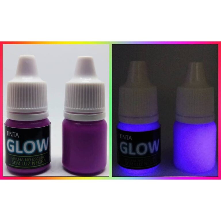 Tinta Glow Corion 5ml C/Aplicador Brilha No Escuro