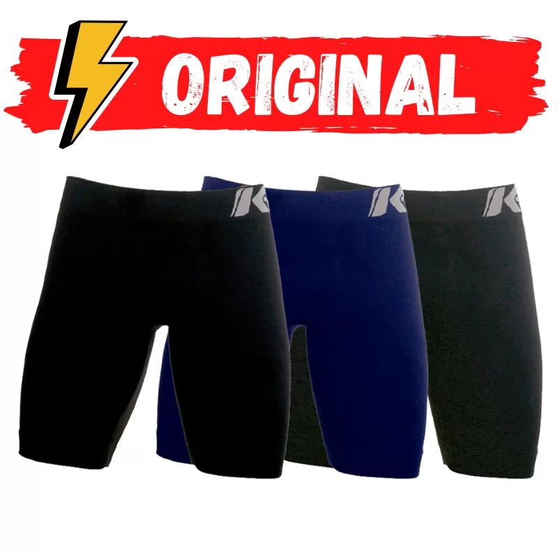Kit 3 Bermudas Térmicas Masculinas Keeper Previne Assadura Short Calção Térmico Corrida