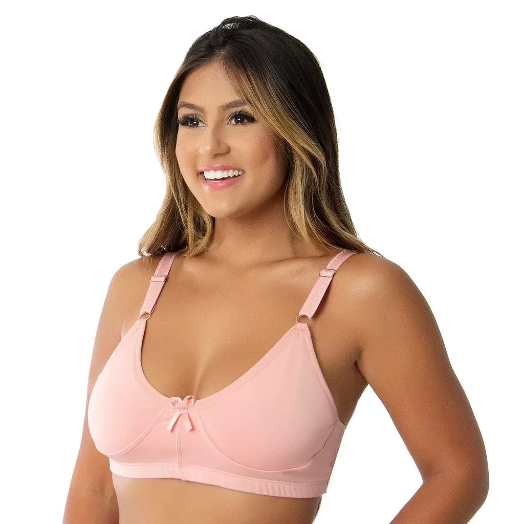 Kit 5 Sutiã Reforçado Plus Size Push Up Alta Sustentação Soutien