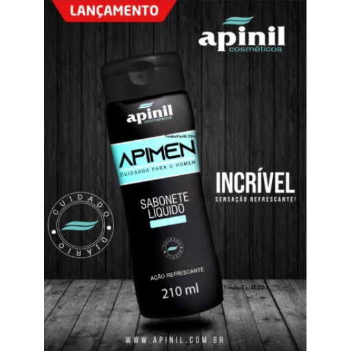 Sabonete Intimo Apinil Liquido Masculino Apimen 21