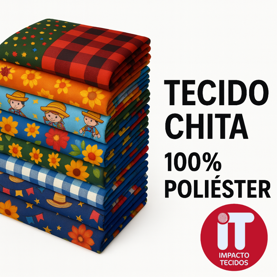 Tecido CHITA –  1 METRO x 1,40M Chita chitinha Chitão Festa Junina