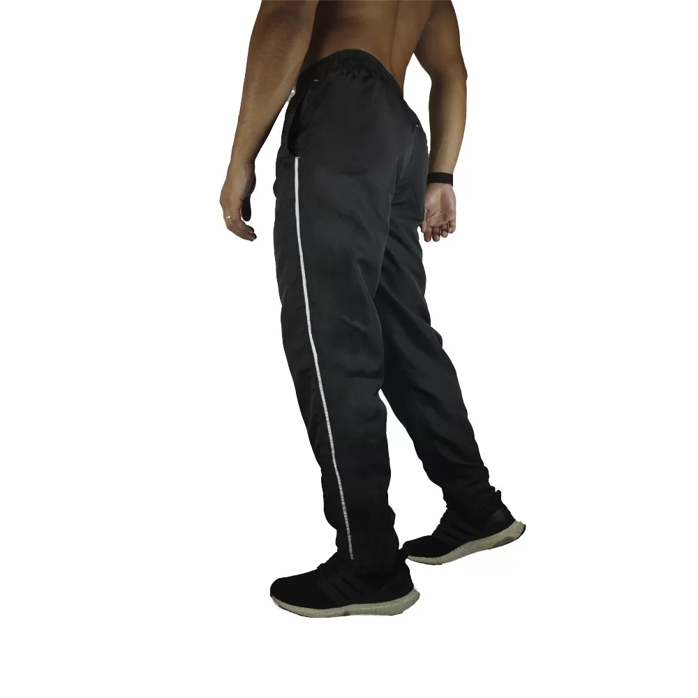 Calça Masculina Esporte Tactel, 3 Bolsos Costuras Reforçadas, Leve e Estilosa