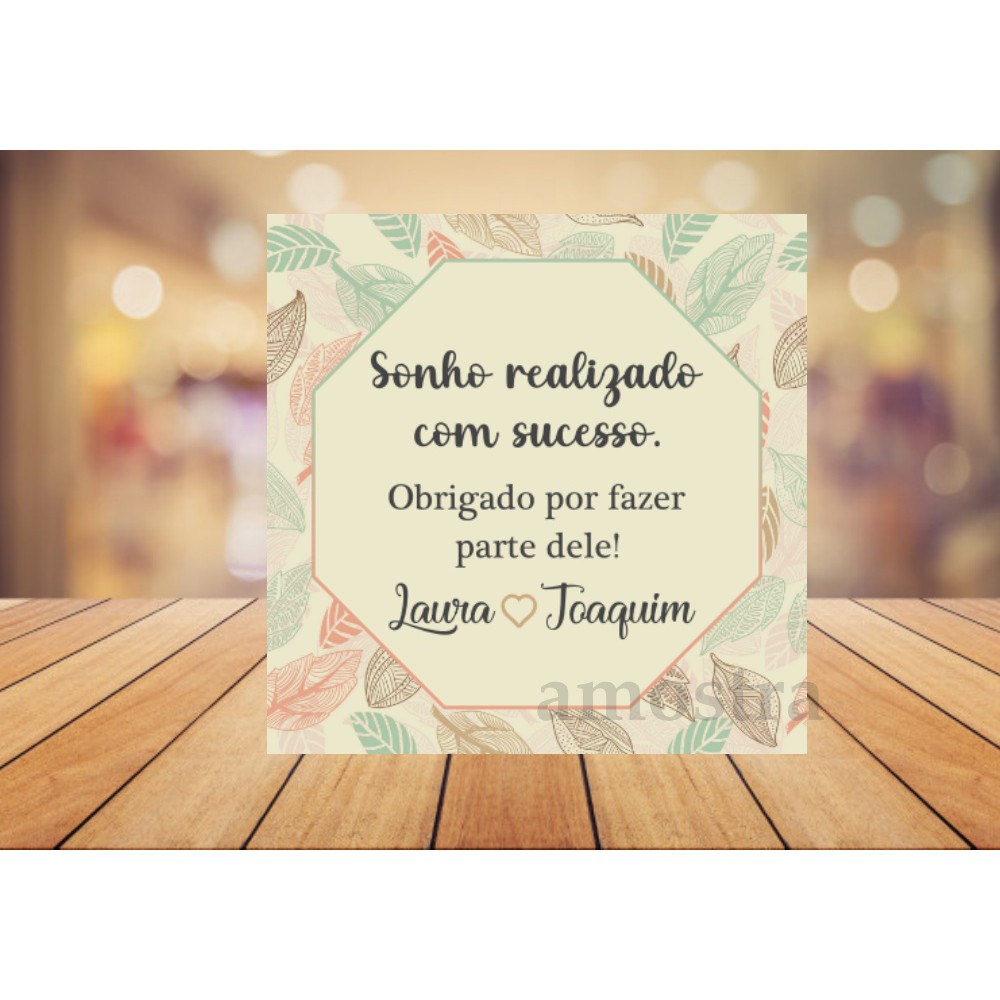 100 Tag para Lembrancinhas