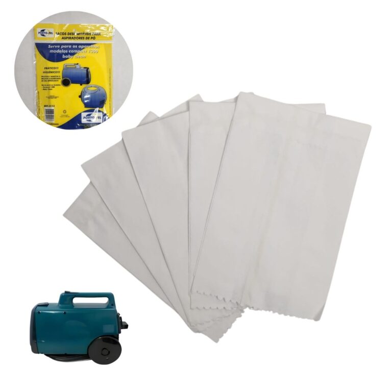 Kit 5 Filtros para Aspirador de Pó Descartáveis 
