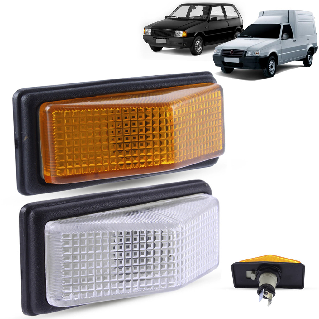 Lanterna Pisca Seta Lateral Fiat Uno Mille Prêmio Elba Fiorino 1985 a 2013