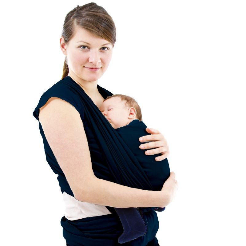 Canguru Carregar Bebe Menino Menina Recem Nascido Saida Maternidade Wrap Best Sling Liso Marinho Pas