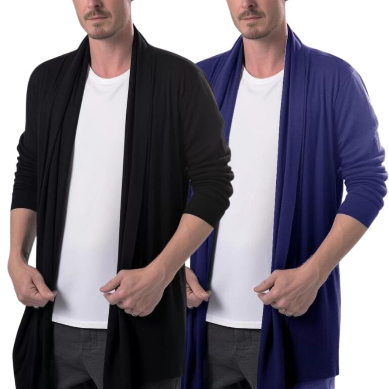 Kit com 2 Blazers Cardigan Masculino Estiloso e Mo