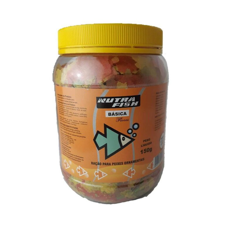 Ração Flocos Nutrafish 150g para Peixes Ornament