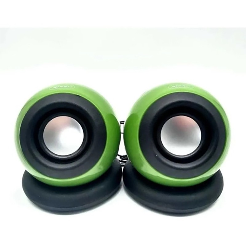 MINI ALTO-FALANTE KNUP KP-601 VERDE P/ LAPTOP – 10W RMS