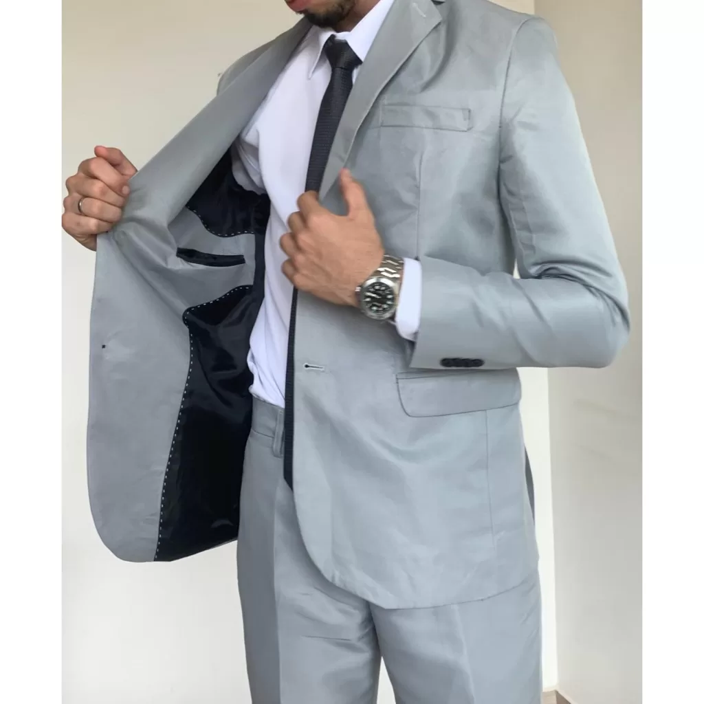 Terno Masculino Acetinado Luxo Barato Para Eventos Casamentos e Formaturas