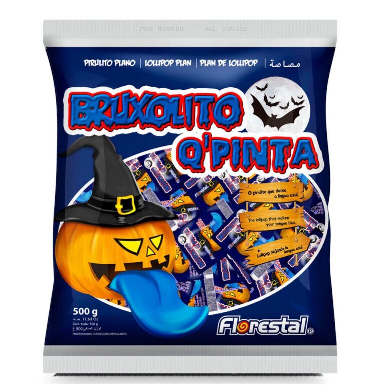 Pirulito Bruxolito Q Pinta Língua c/50 – Fl