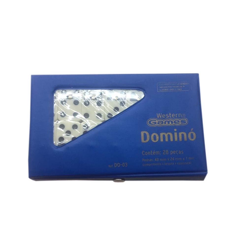 Dominó Profissional Western 7 Mm – Estojo Com 28 Peças