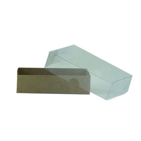Caixa Base de Papel Tampa de Acetato Kraft CH07  2