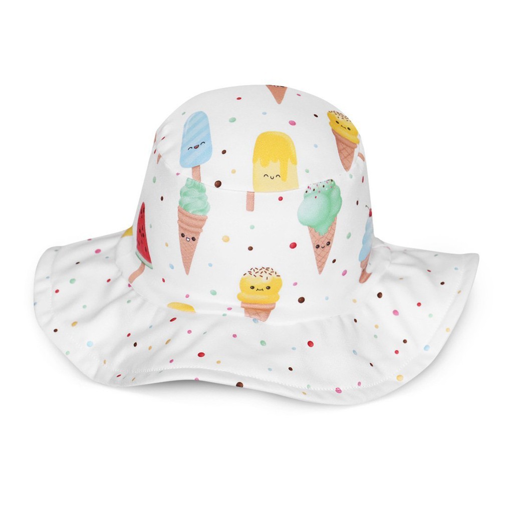 Chapéu Para Bebê Com Proteção Solar 50+ UV Praia Estampado MiniBoo