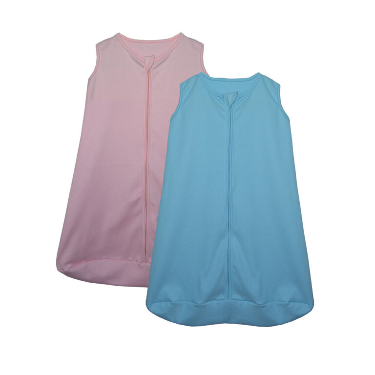 Kit 2 Saco de Dormir Bebê Azul e Rosa Enxoval Pij