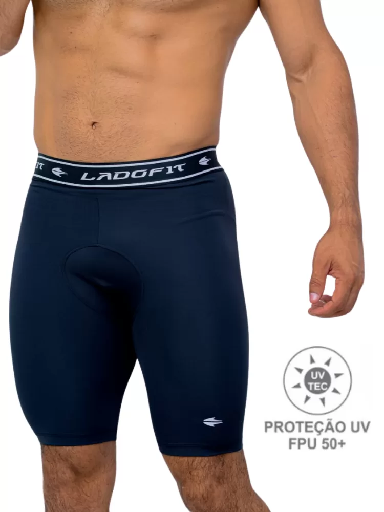Bermuda Térmica masculina de compressão Anti ass