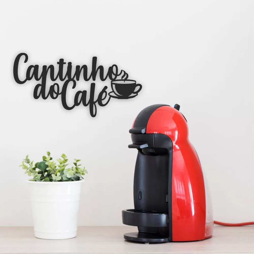 Letreiro Cantinho do café