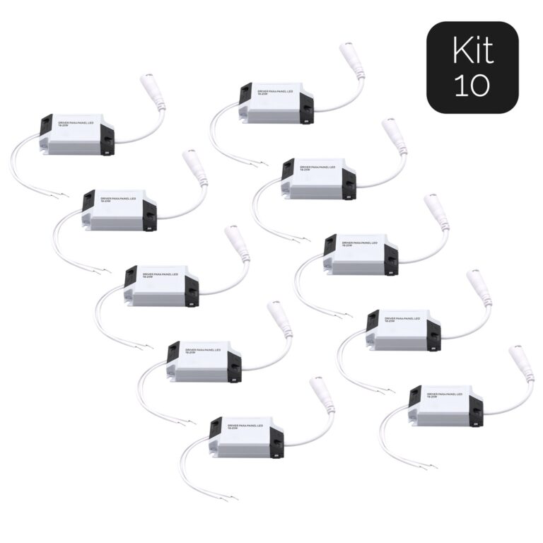 Kit 10 Driver Led Reator Fonte Para Painel Led 18-