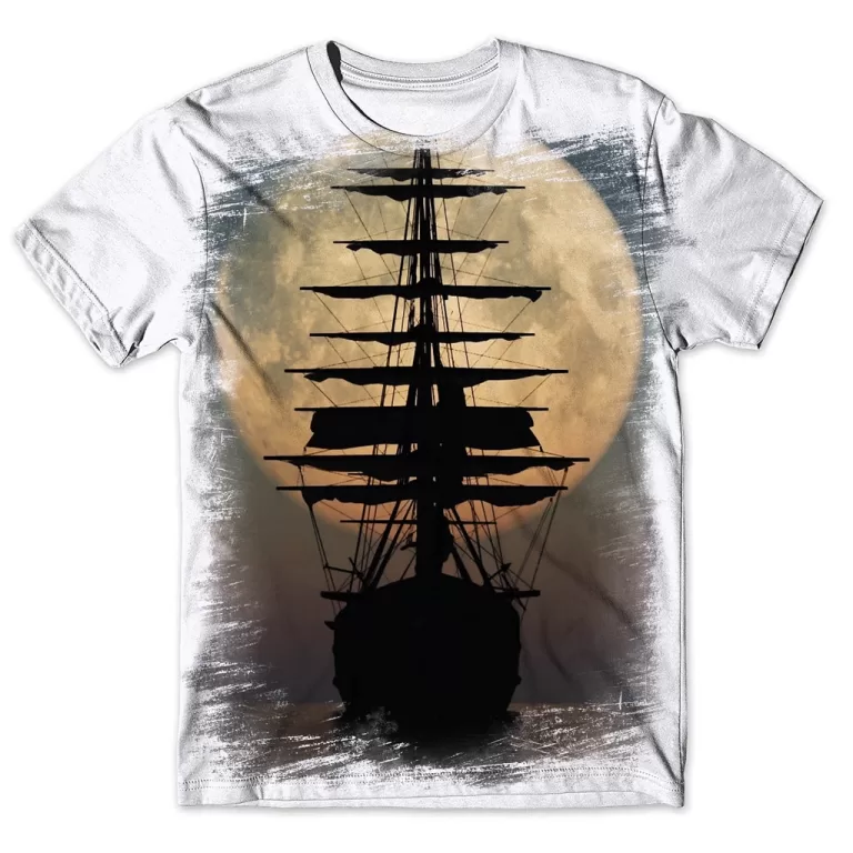 Camisa Camiseta Masculina Barco 7