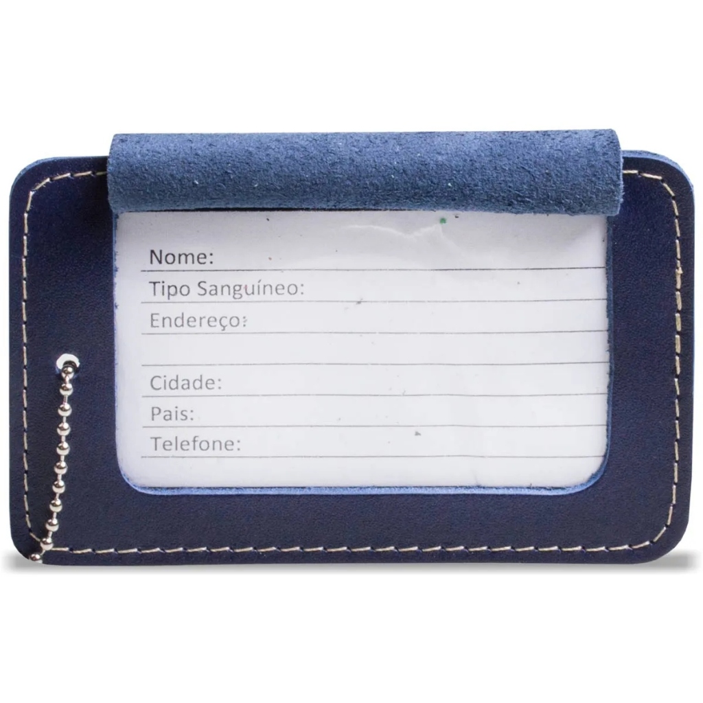 Tag de Identificação para Malas em Couro ID003