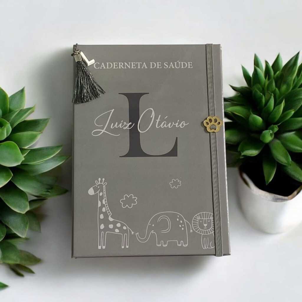 Capa Protetora para Caderneta de Vacina Personalizada com Nome / Porta Documentos PEQUENO