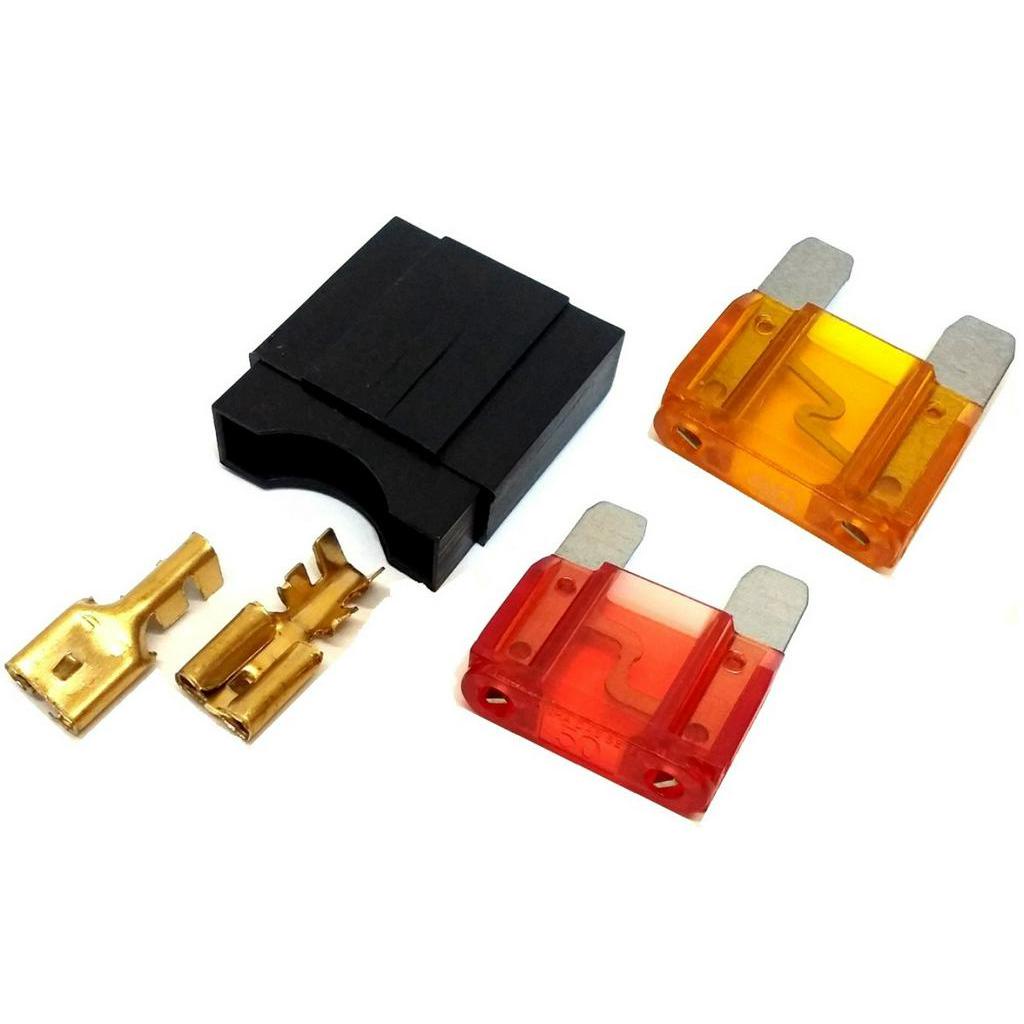 30 Porta Fusível Max, 20 Fusíveis de 40 Amperes e 10 de 50A