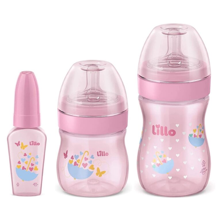Kit de Mamadeira Primeiros Passos 50/150/240ml Ros
