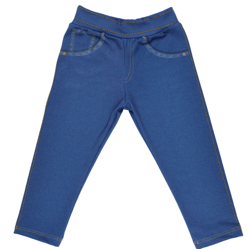 Calça Fake Jeans Sem Elástico Para Bebê E Criança Proteção Solar 50+ | Cores | Meia Estação MiniBoo