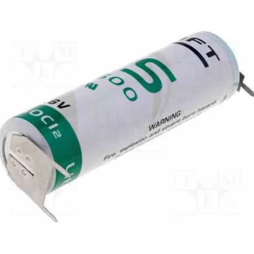 Bateria Saft Ls14500 3,6 V Com 3 Terminais