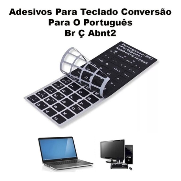 Letras Adesiva Para Teclado Do Notebook ,pc Portug